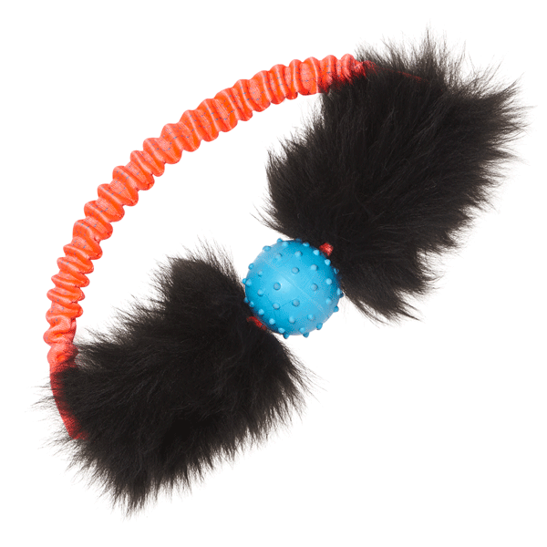 Sheepskin Bungee Ring with Rubber Ball