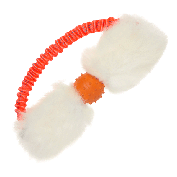Sheepskin Bungee Ring with Rubber Ball