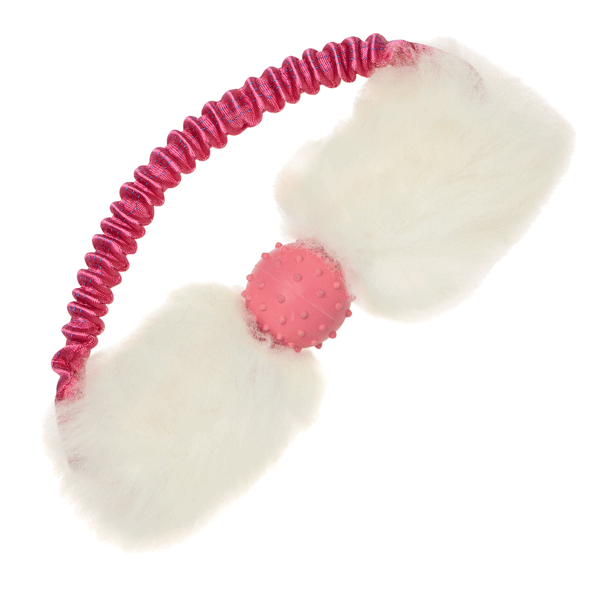 Sheepskin Bungee Ring with Rubber Ball