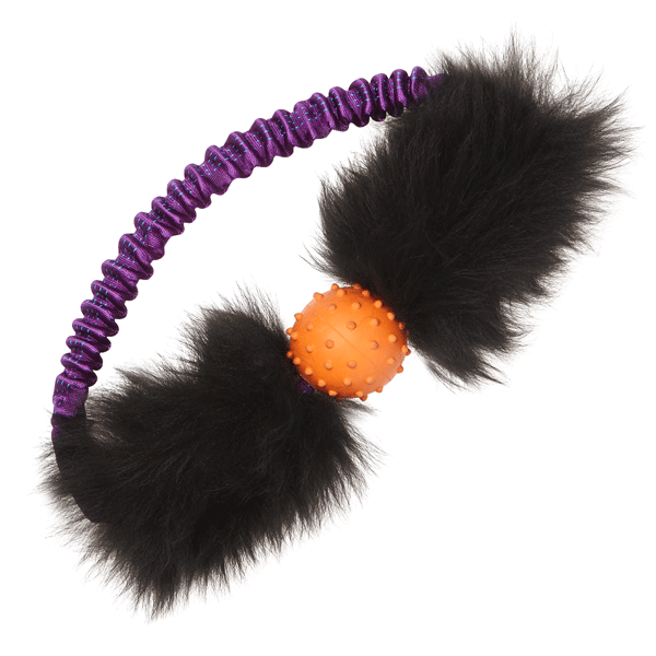 Sheepskin Bungee Ring with Rubber Ball